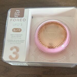 FOREO UFO 3 in Pink and Gold - New in Box